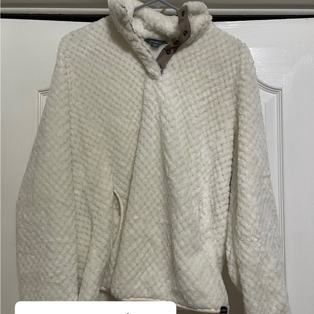 Cozy White Fleece Jacket